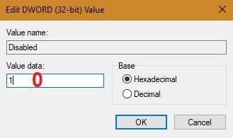 Đặt Quản trị viên Regedit Windows Defender Chỉnh sửa giá trị từ khóa