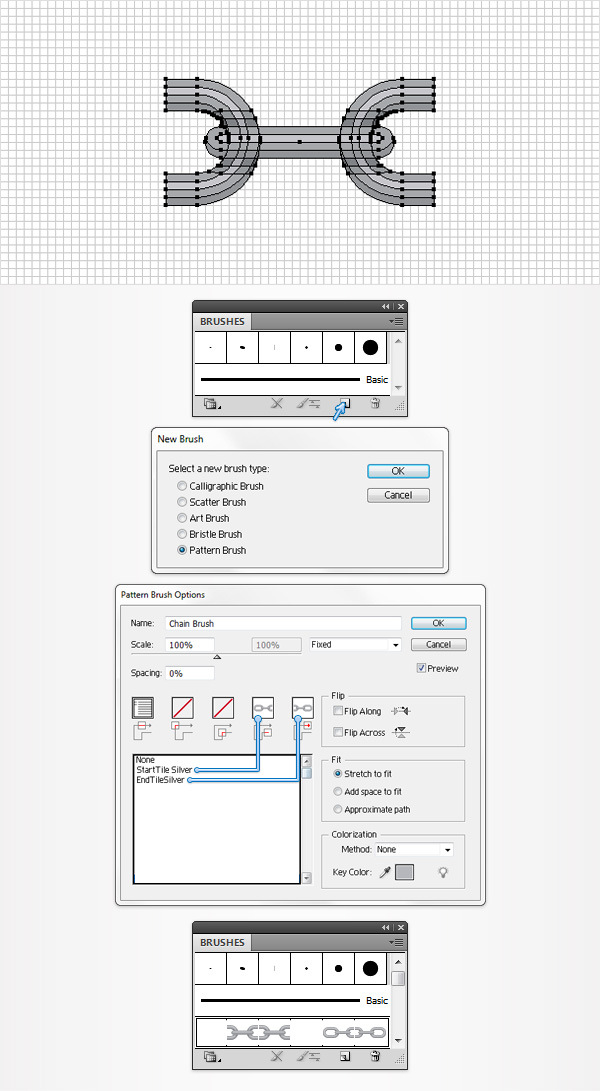 Cách tạo một Brush hoa văn trong Adobe Illustrator 15