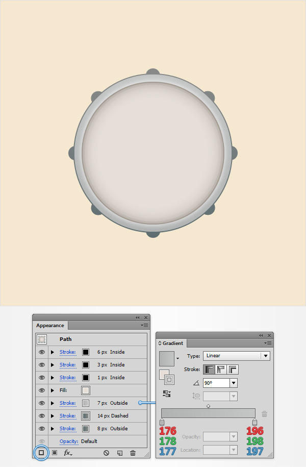 How to Create a Simple Drum Icon 10