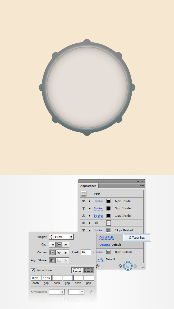 How to Create a Simple Drum Icon 9