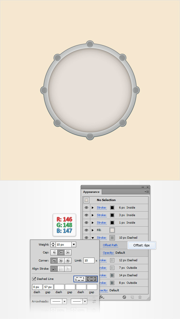 How to Create a Simple Drum Icon 12