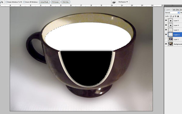 Tạo một hiệu ứng hoa súng trong một chiếc cốc trong Photoshop 22