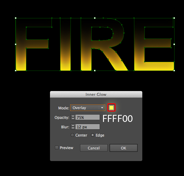 Cách tạo hiệu ứng chữ lửa trong 10 phút trong Illustrator 4