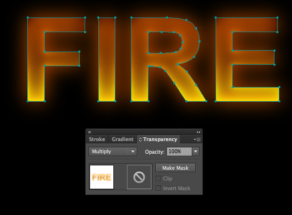 Cách tạo hiệu ứng chữ lửa trong 10 phút trong Illustrator 6