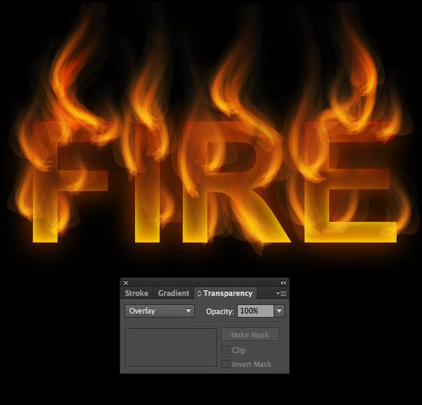 Cách tạo hiệu ứng chữ lửa trong 10 phút trong Illustrator 17