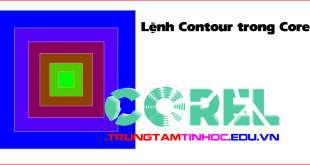 hiệu ứng contour trong corel